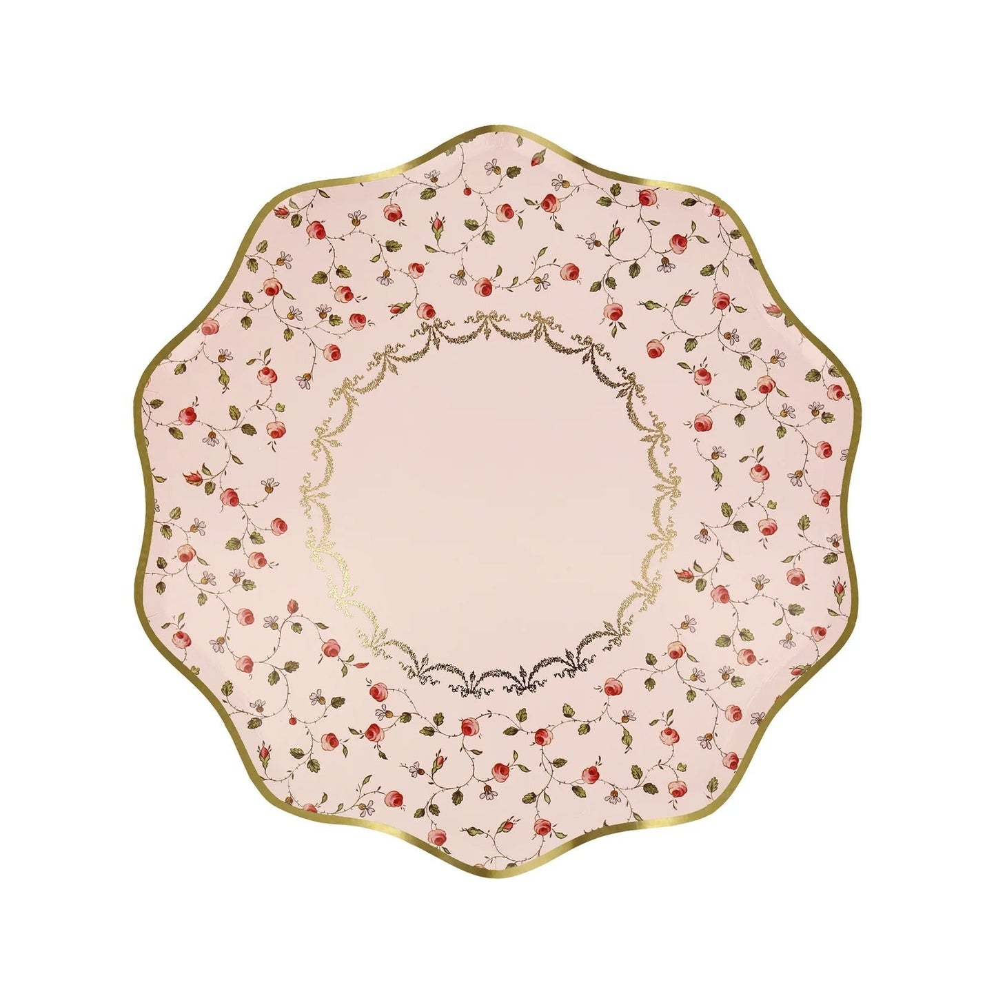 Meri Meri X Laduree Paris Rose Bud Plates