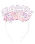 Birthday Girl Iridescent Fringe Headband