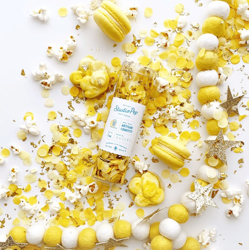 Yellow Popcorn Artisan Confetti