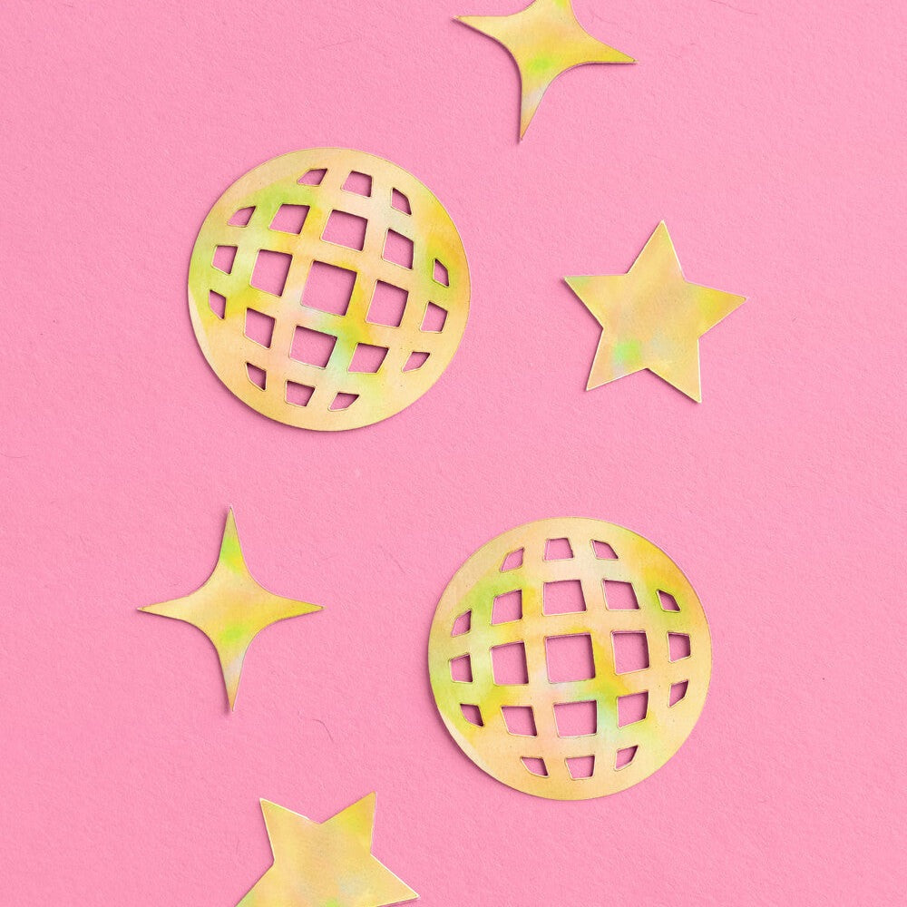 Gold Disco Ball Confetti
