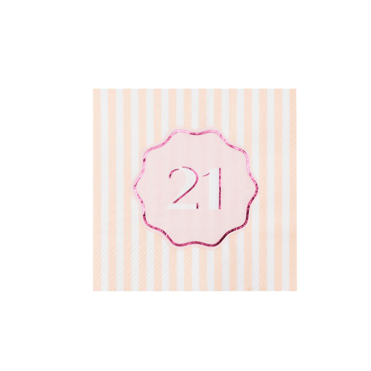 21st Birthday Cocktail Napkins