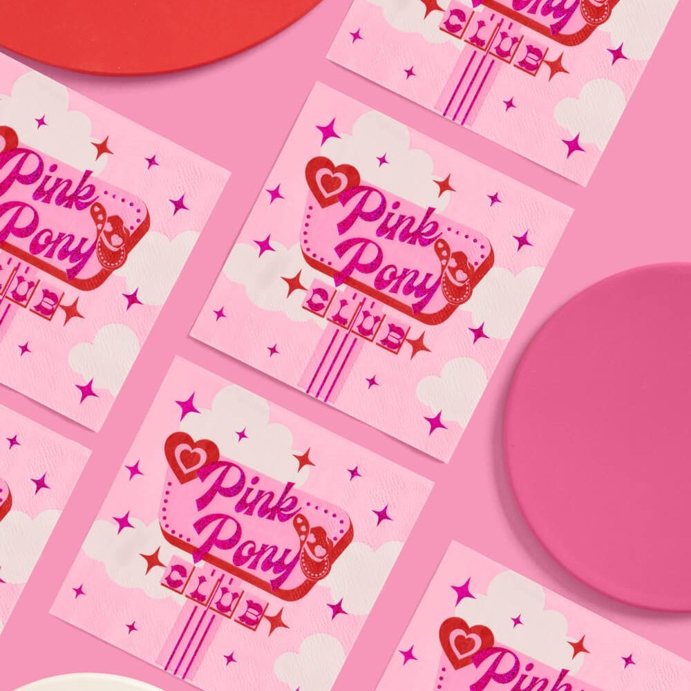 Pink Pony Club Cocktail Napkins