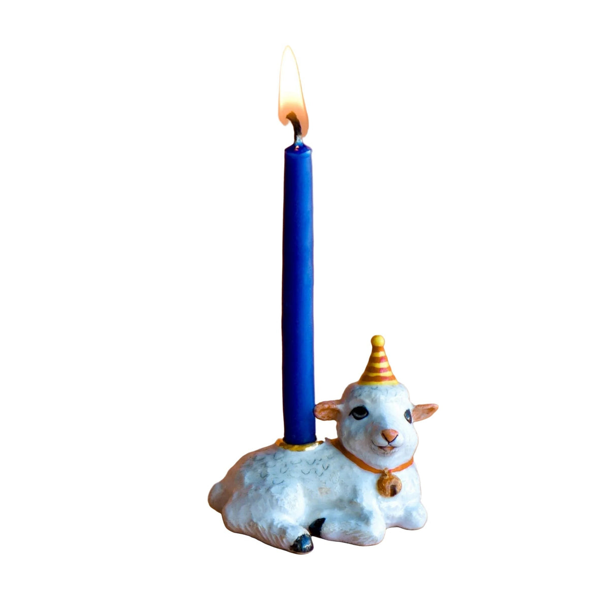 Goat Cake Topper | Porcelain Party Animal Candle Holder | Chinese Zodiac
