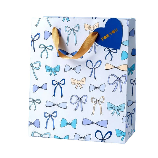 Blue Bows Gift Bag