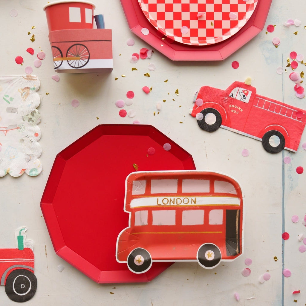 Cherry Red Signature Large Plates