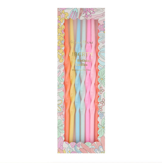 Meri Meri X Liberty Rainbow Garden Party Candles