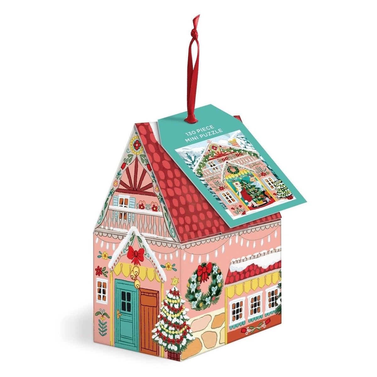 Swiss Chalet Puzzle Ornament