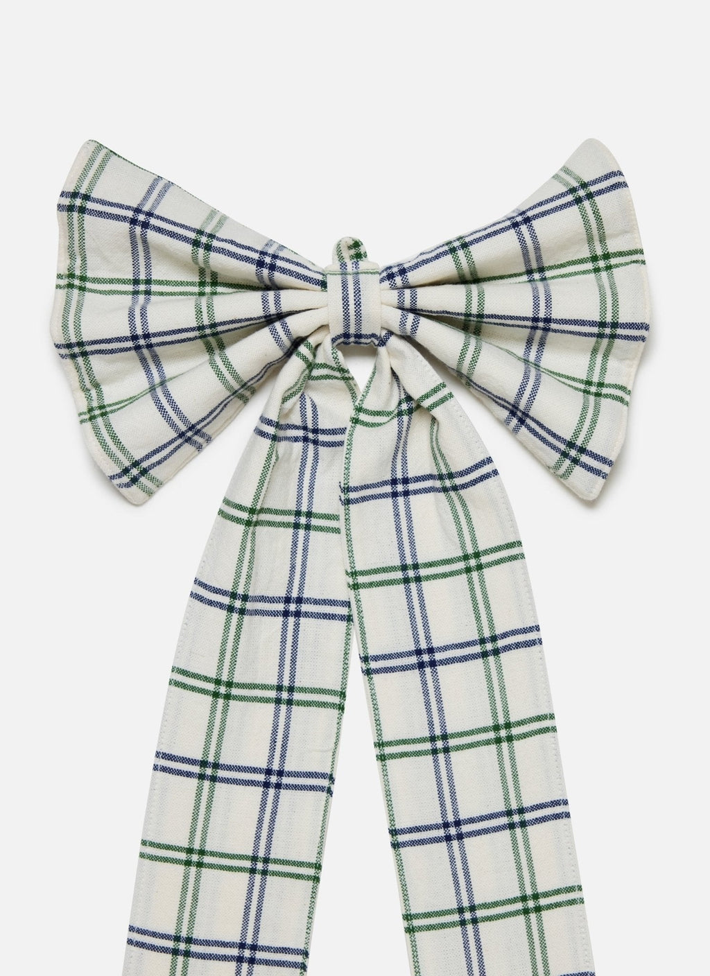 Mayfair Plaid Hunter Fabric Bow