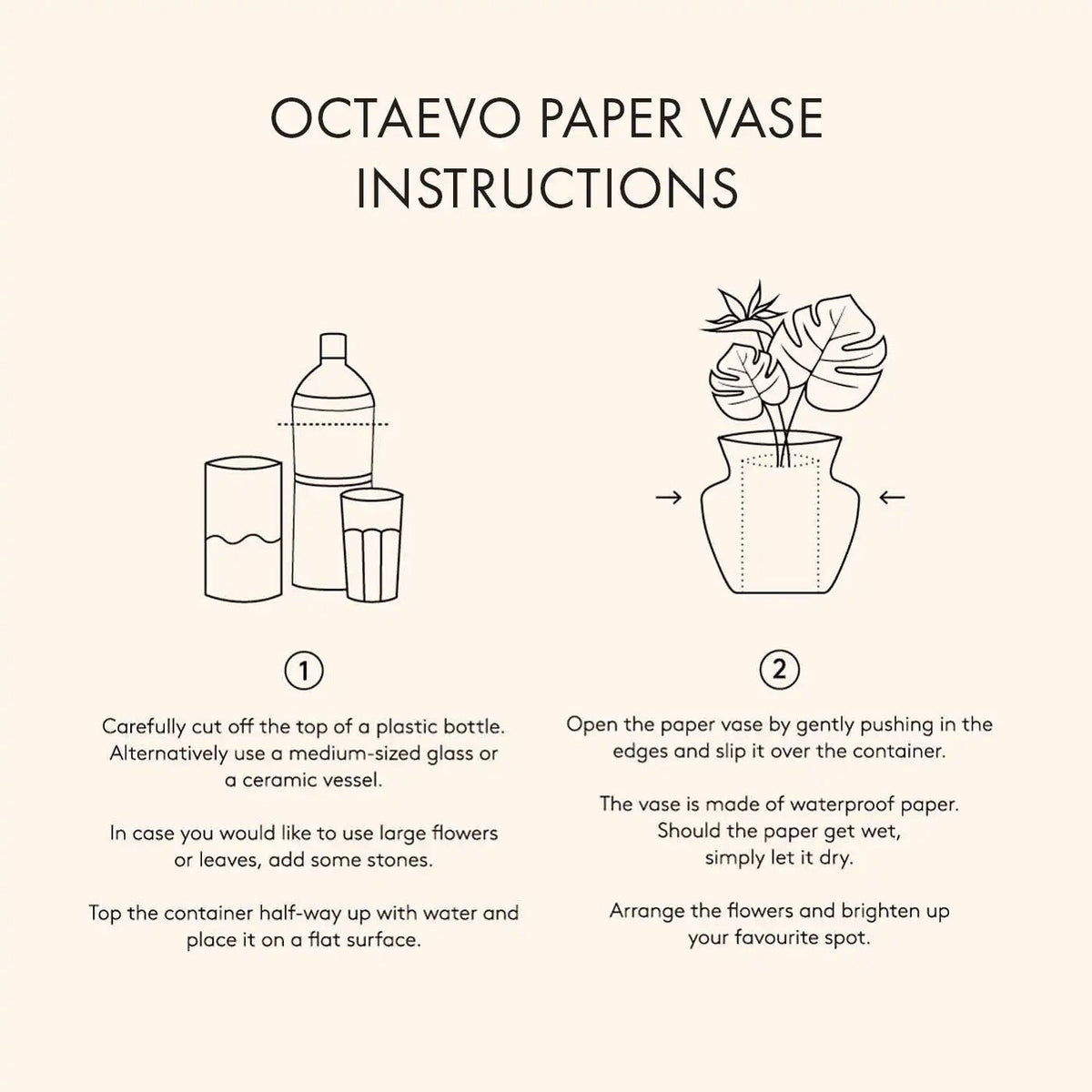 Riviera Arch Paper Vase