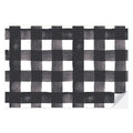 Black Gingham Paper Placemats