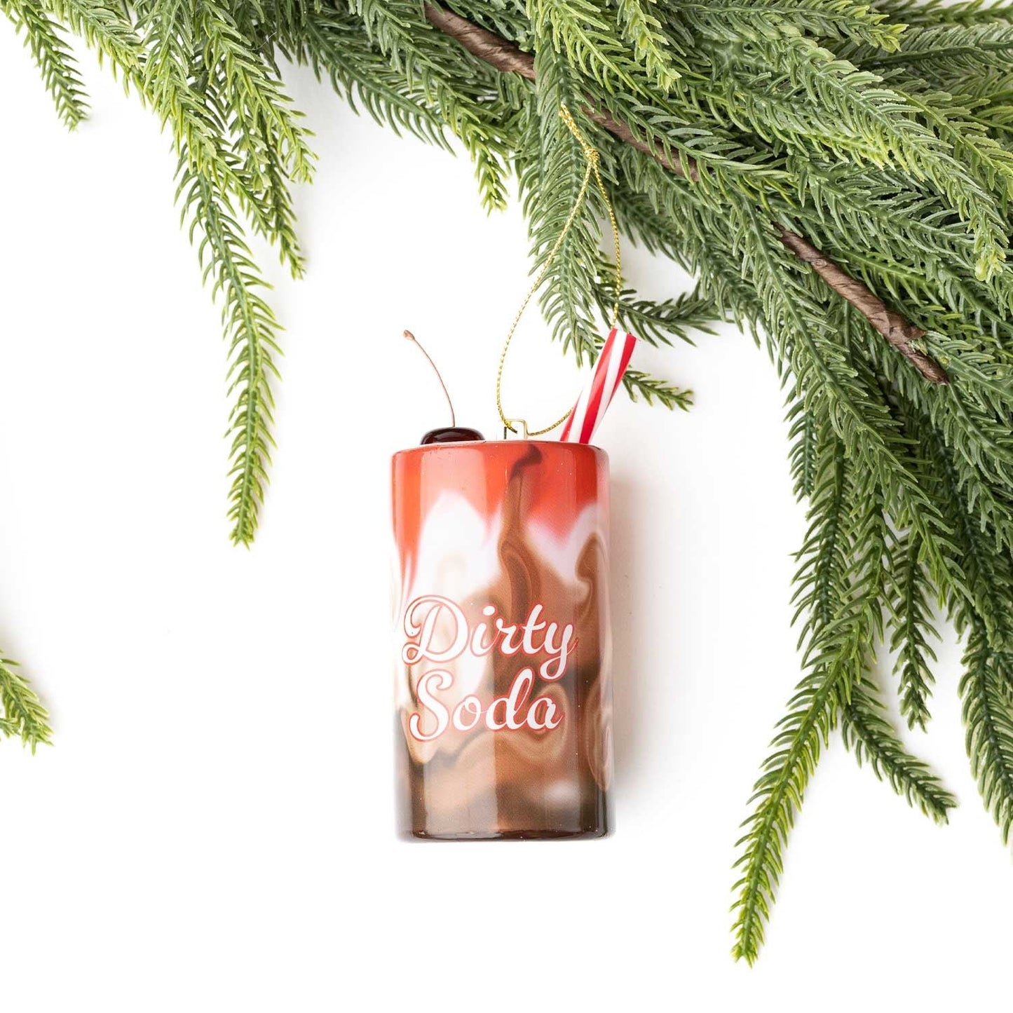 Dirty Soda Glass Ornament
