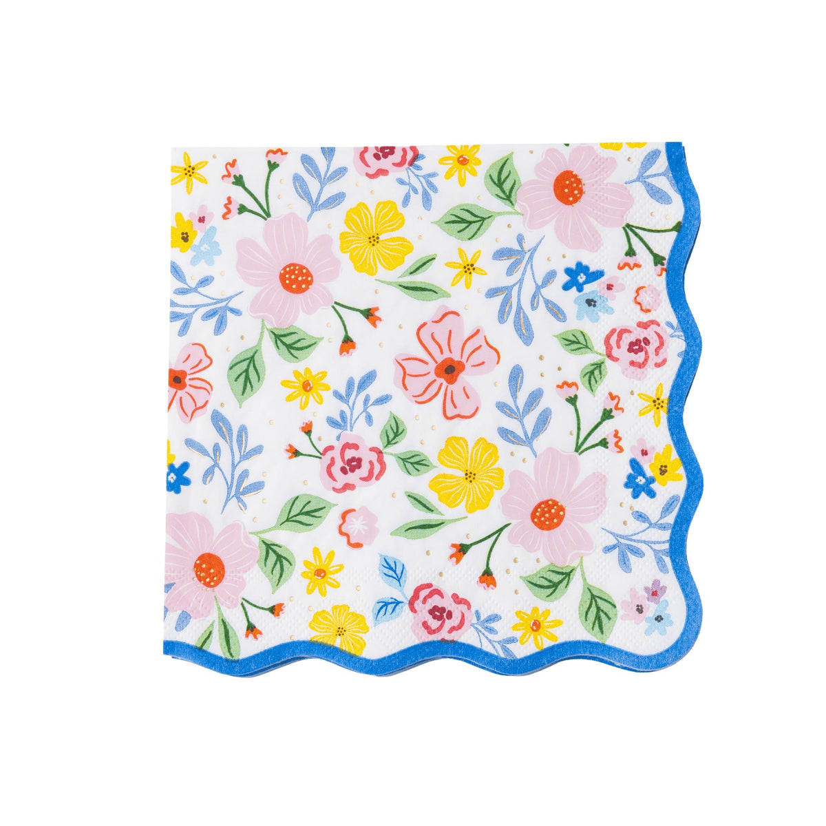 Multicolor Elegant Floral Dinner Napkins