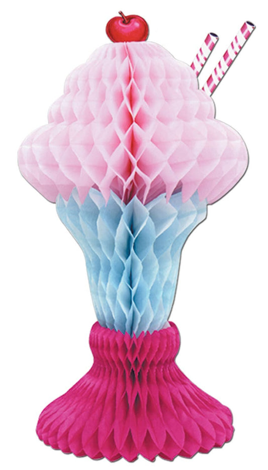 Ice Cream Sundae Honeycomb Decoration