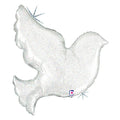 PEARL WHITE DOVE FOIL BALLOON *Last Ones Left*