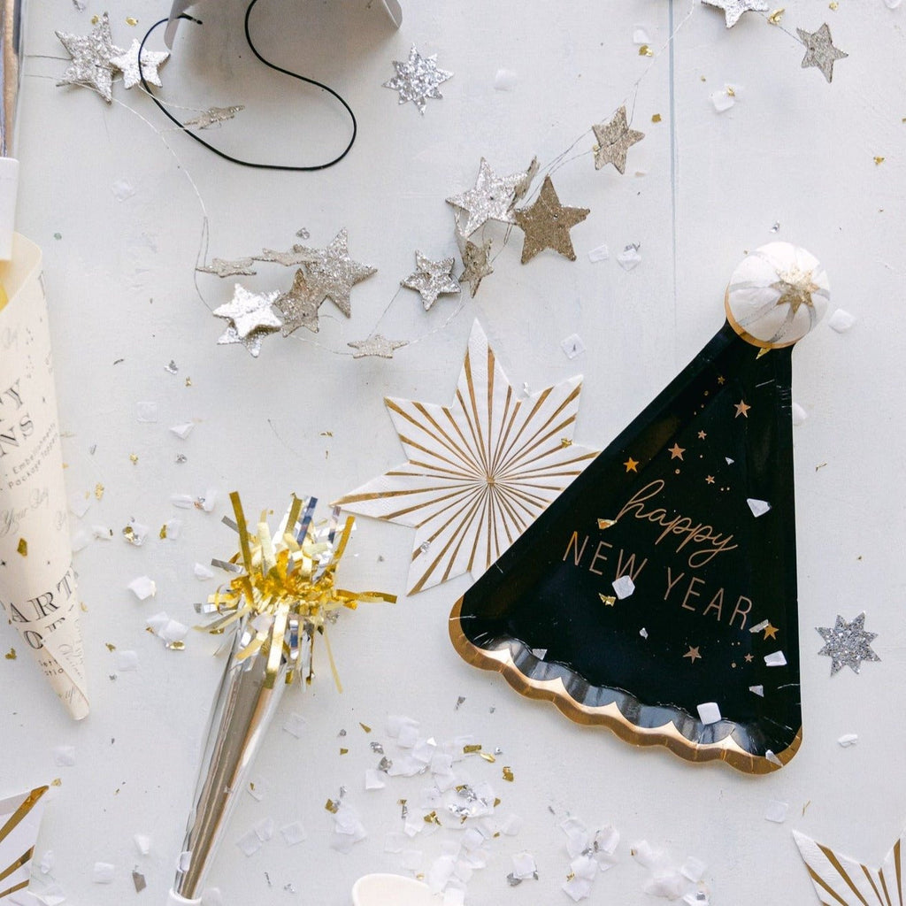 Silver Glitter Star Garland