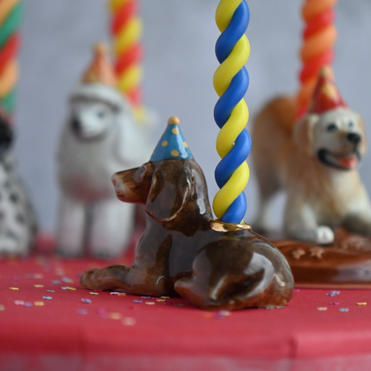 Dachshund Birthday Candle Holder
