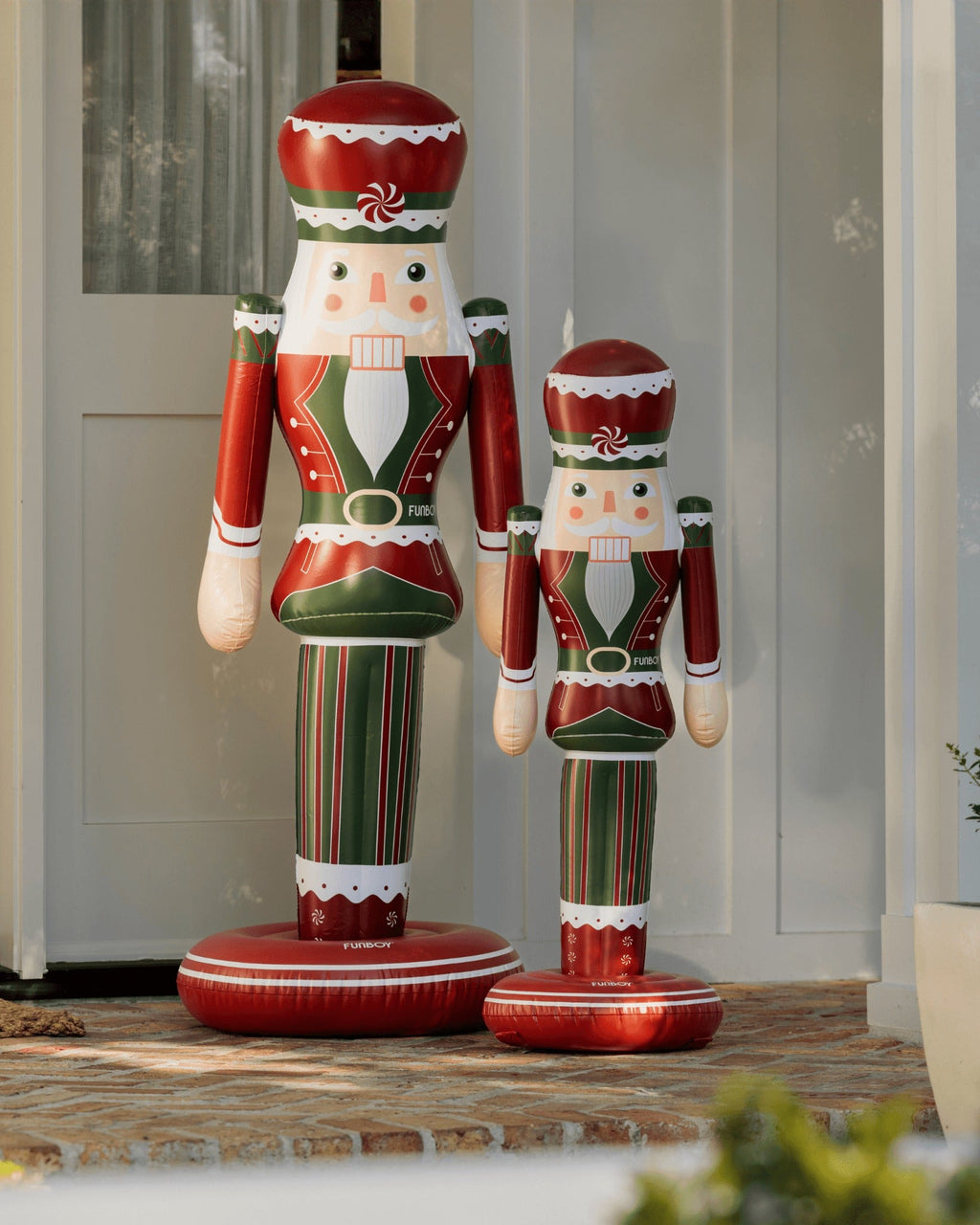 Small Inflatable Red & Green Nutcracker