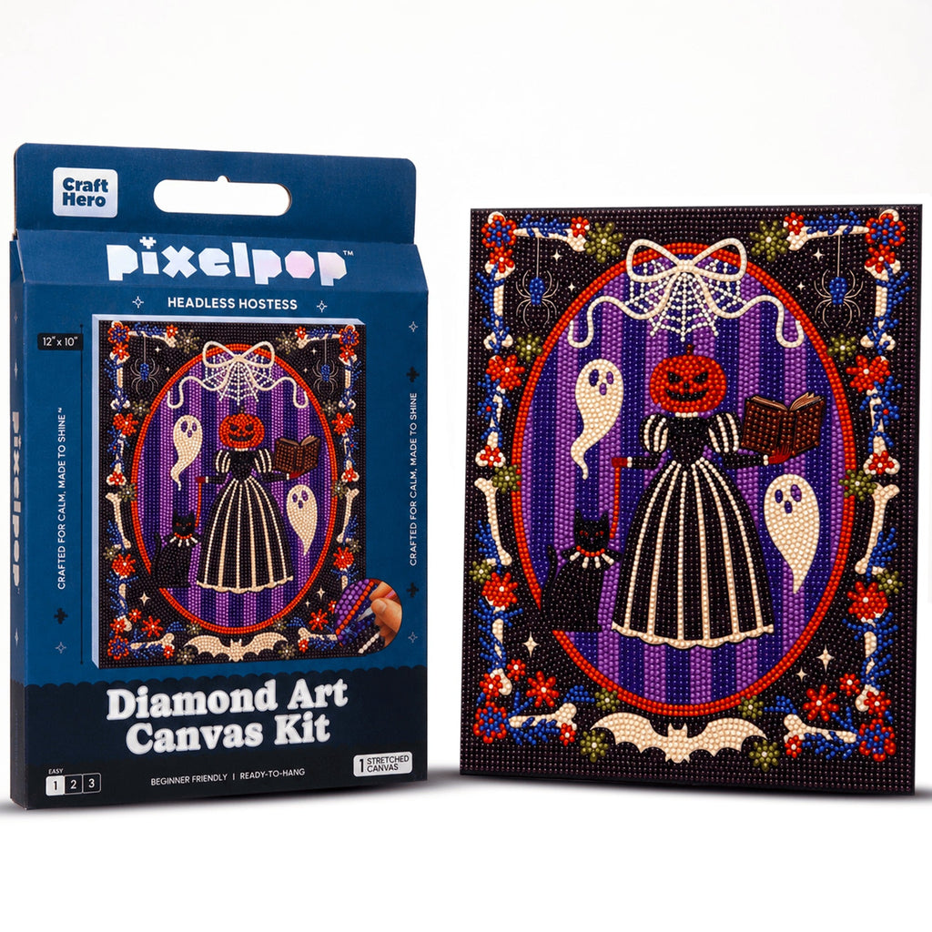 Headless Hostess Halloween Diamond Art Kit