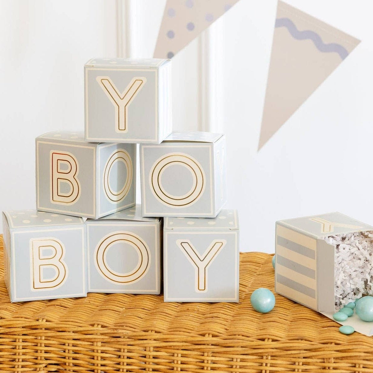 Blue Block Treat Box