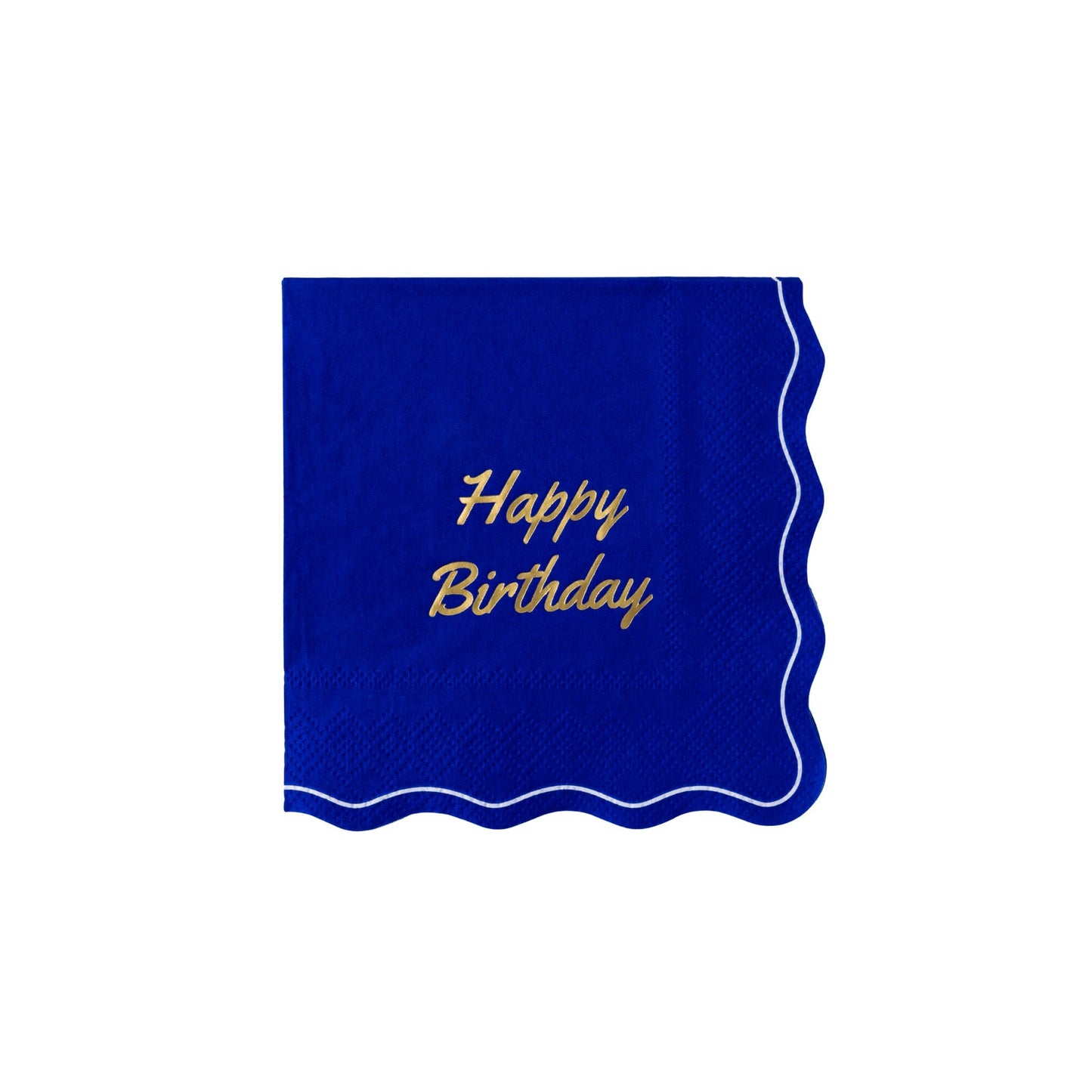Betty CrockerTM X Bonjour Fete Blue Happy Birthday Cocktail Napkins