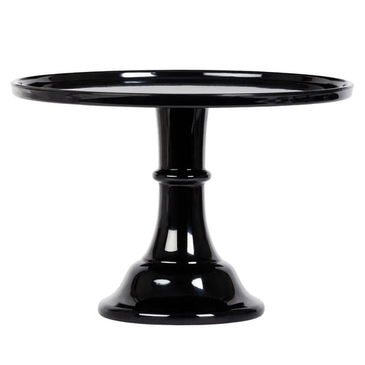 Large Ink Black Melamine Cake Stand