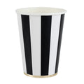 Black Noir Signature Cabana Stripe Cups