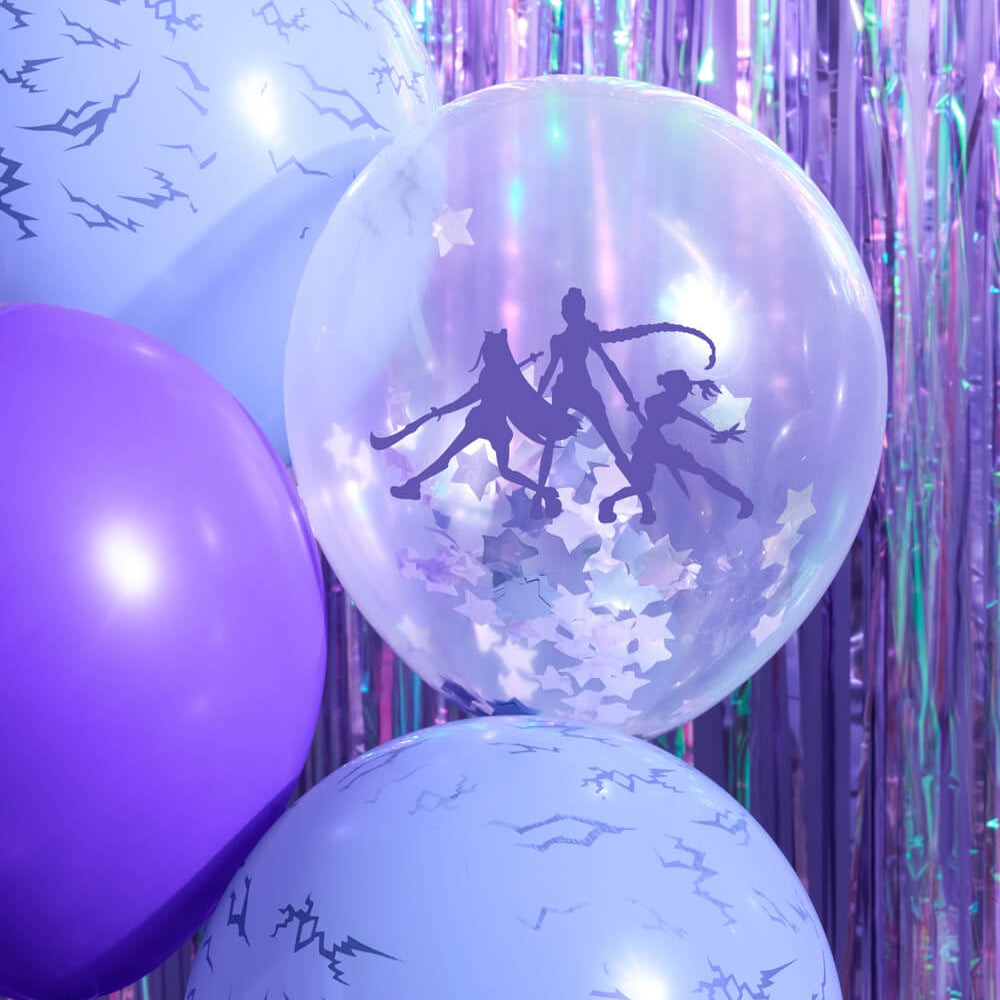 Kpop Demon Hunters Inspired Latex Balloon Set
