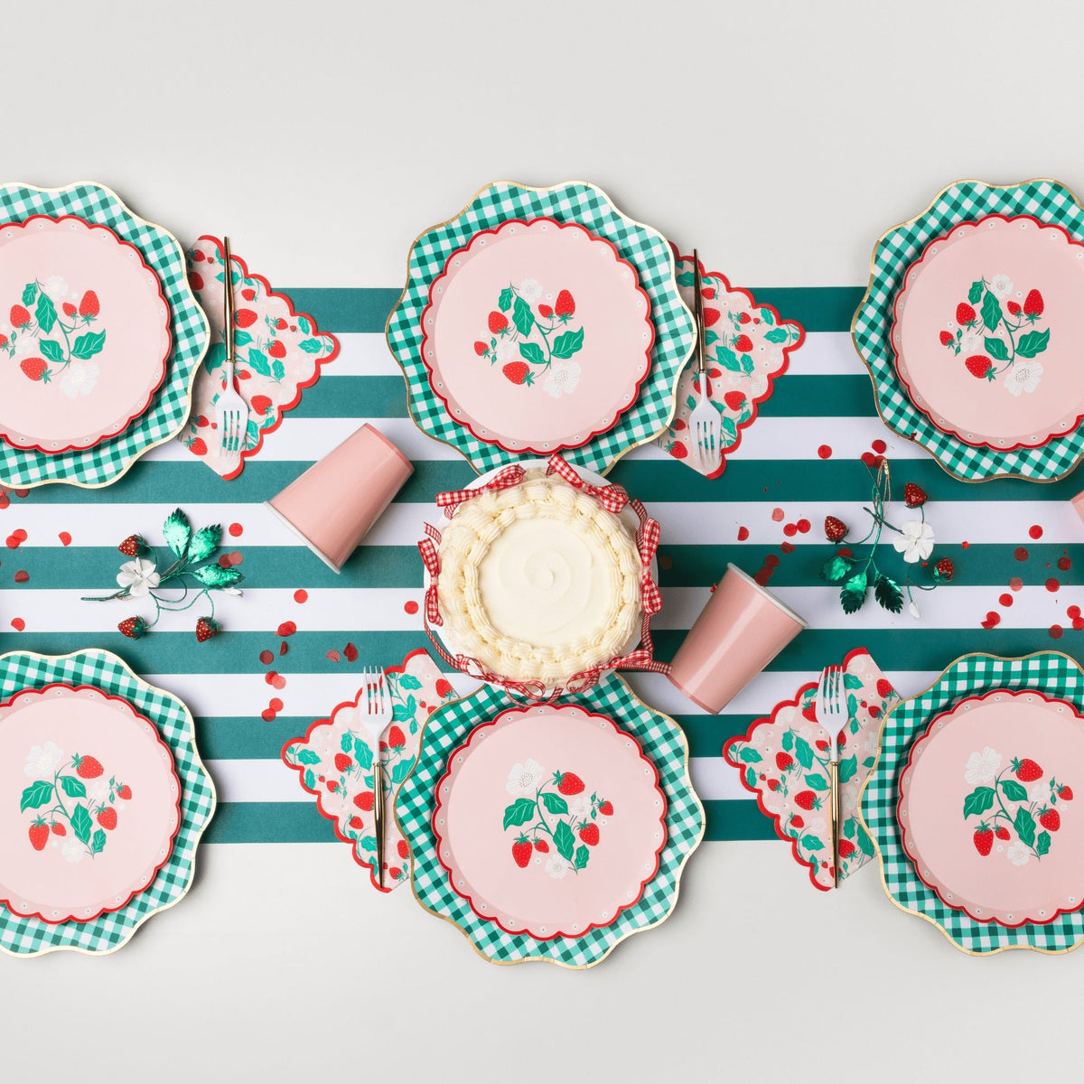 Sweet Strawberry Large Napkins