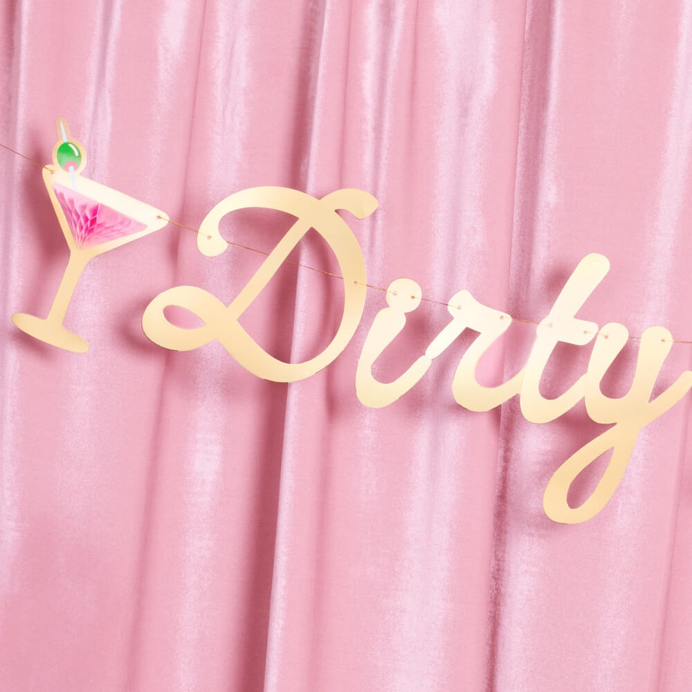 Dirty Thirty Birthday Banner