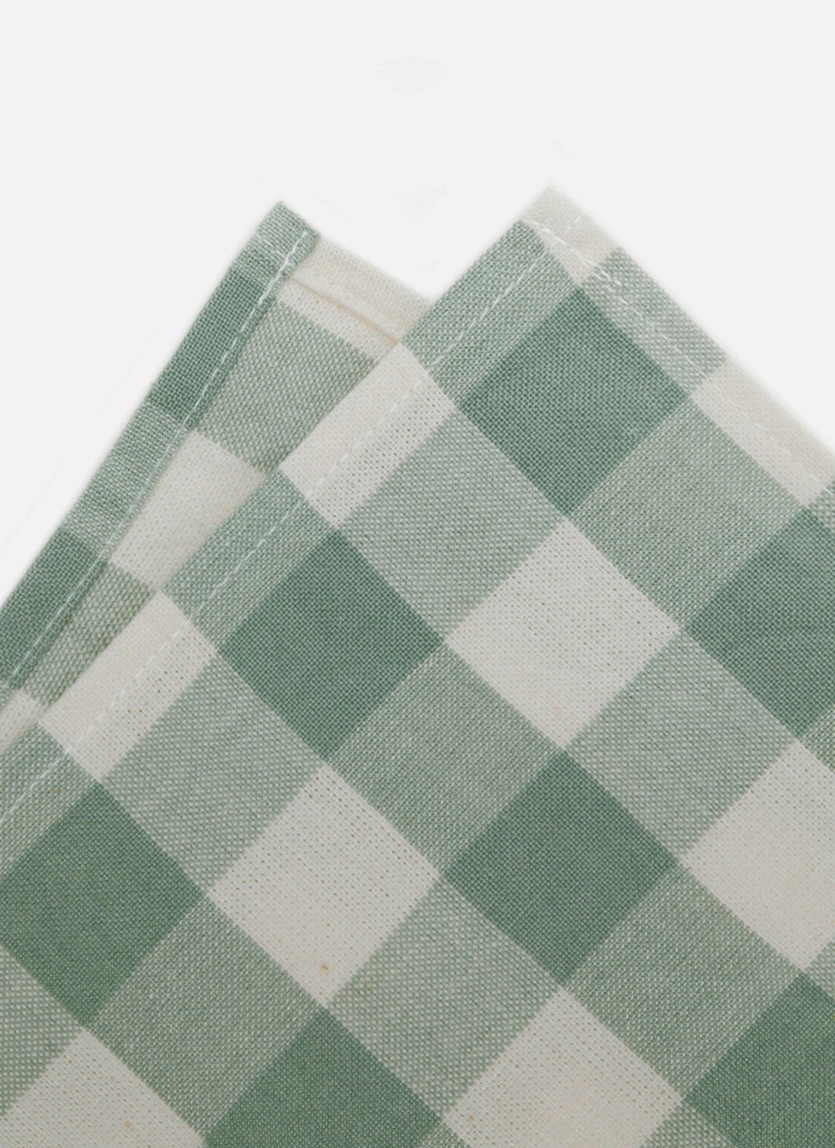 Gingham Sage Green Napkins