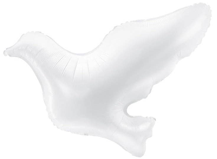 White Dove Foil Balloon