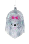 Pampered Shih Tzu Glass Ornament by Cody Foster