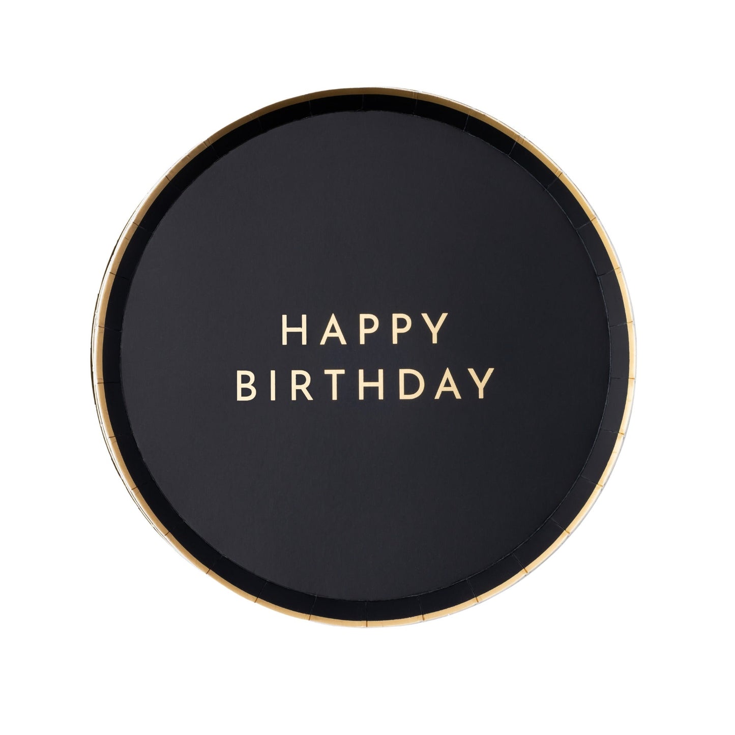 Black Noir Happy Birthday Small Plates