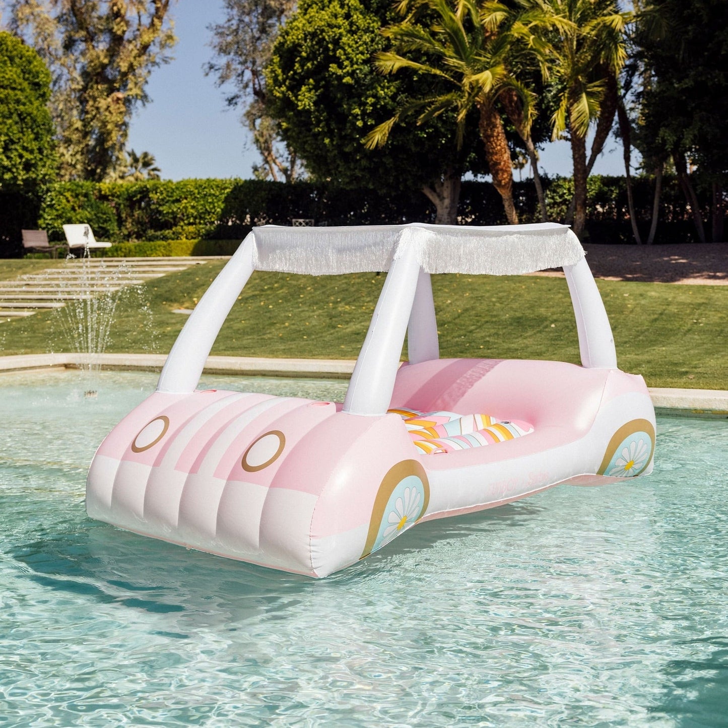 Funboy X Malibu BarbieTM Golf Cart Pool Float