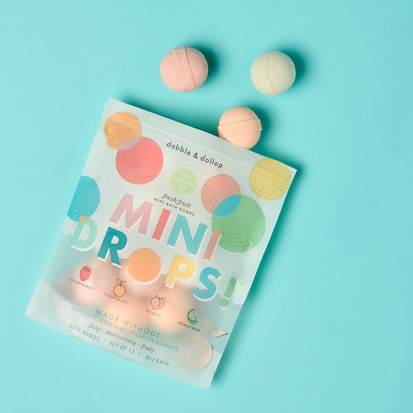 Fresh Fruit Mini Bath Bombs