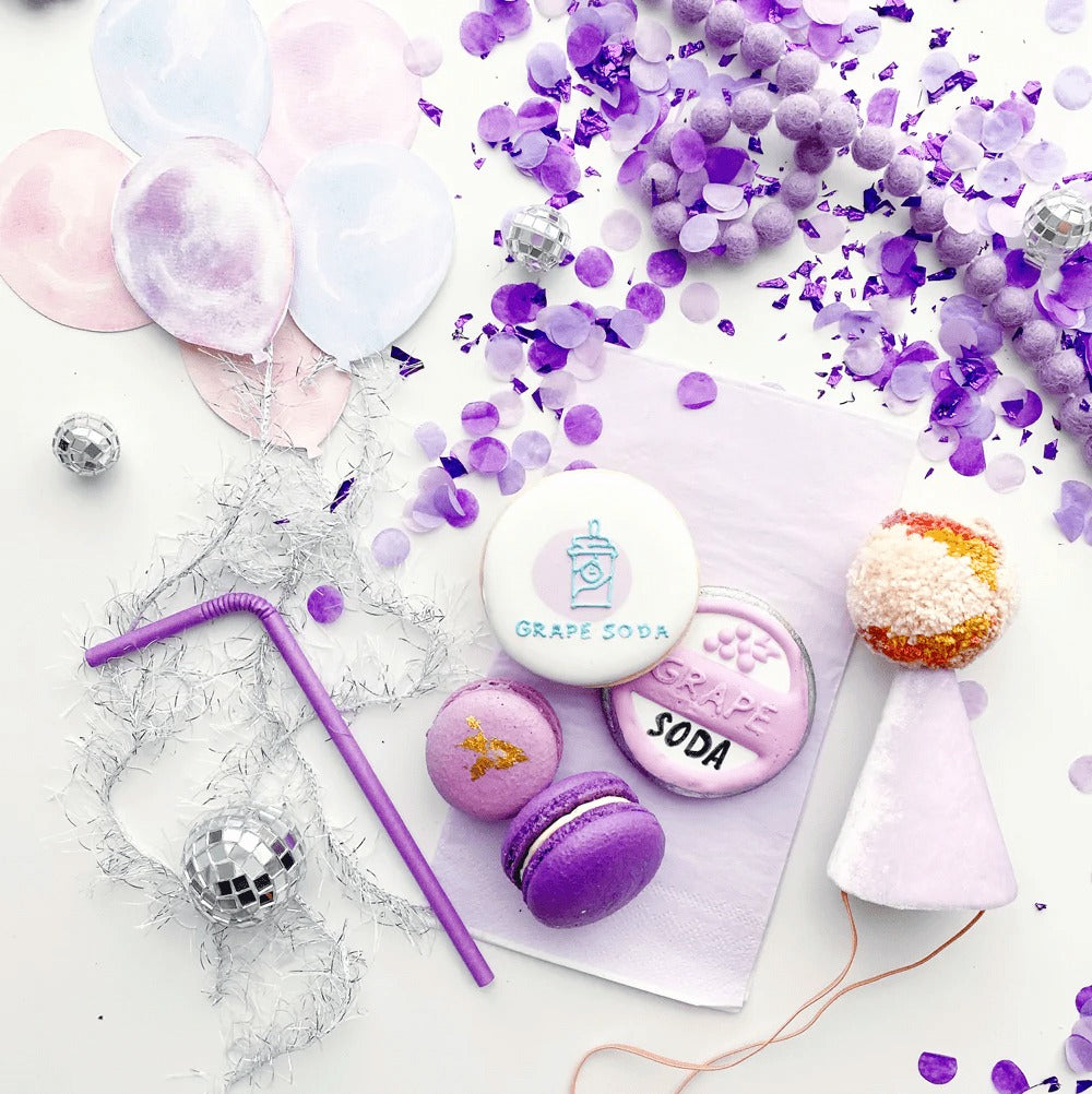 Purple Grape Soda Artisan Confetti