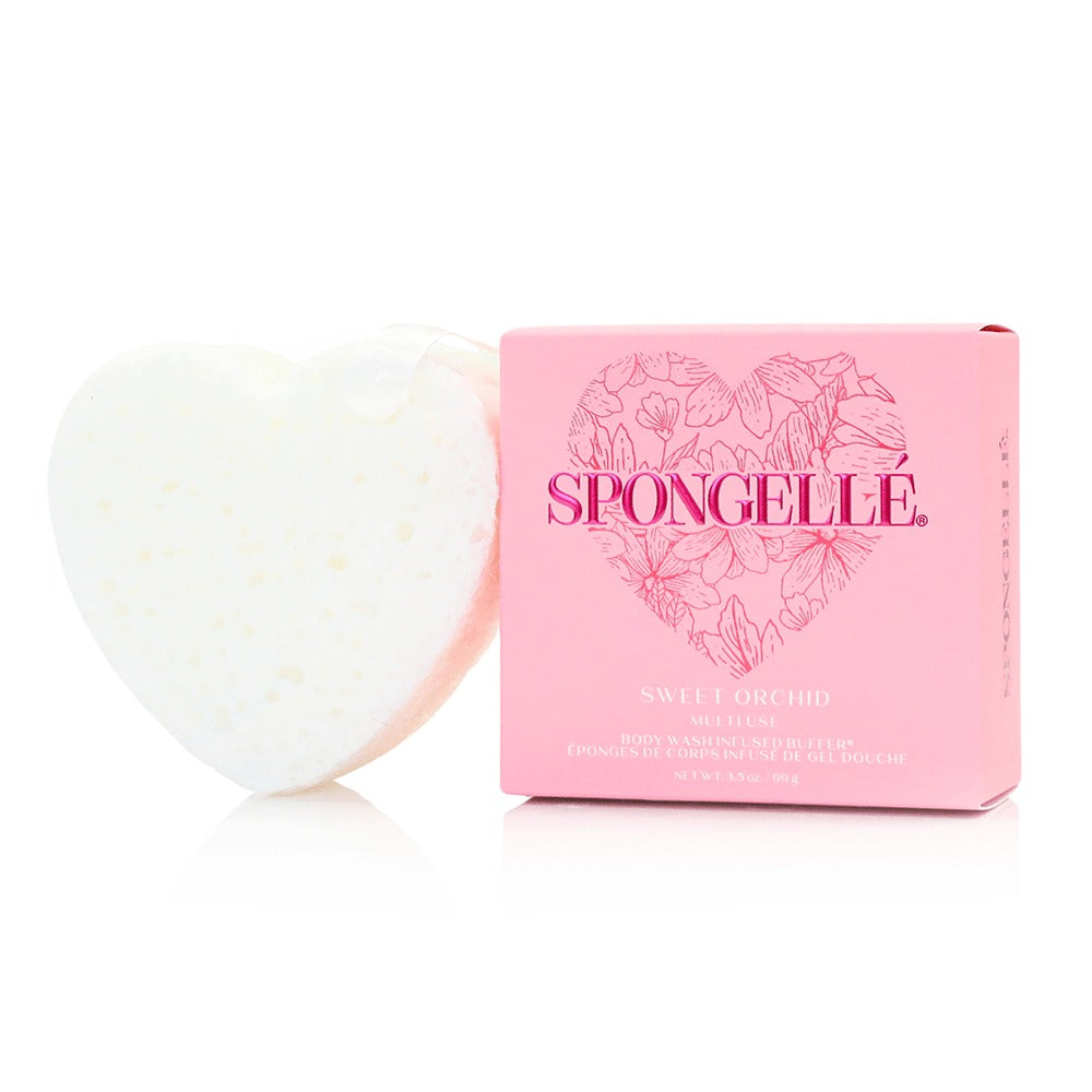 Sweet Orchid Heart Buffer Sponge