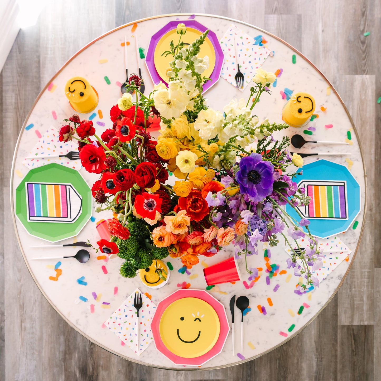 Sprinkles & Smiles Cake Slice Die Cut Napkins