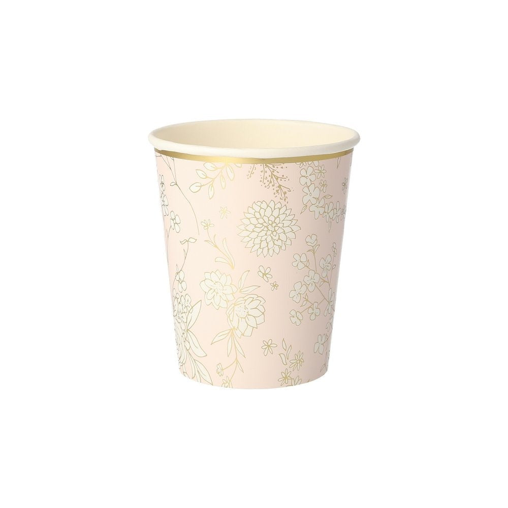 English Garden Floral Party Cups