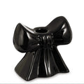 Black Bow Candle Holder