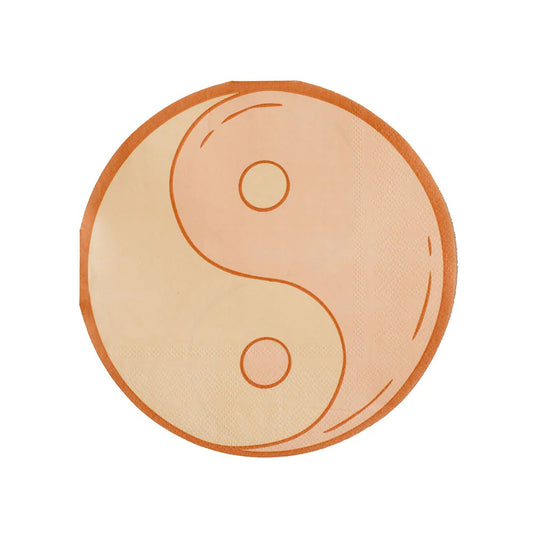 Peace & Love Yin & Yang Large Napkins