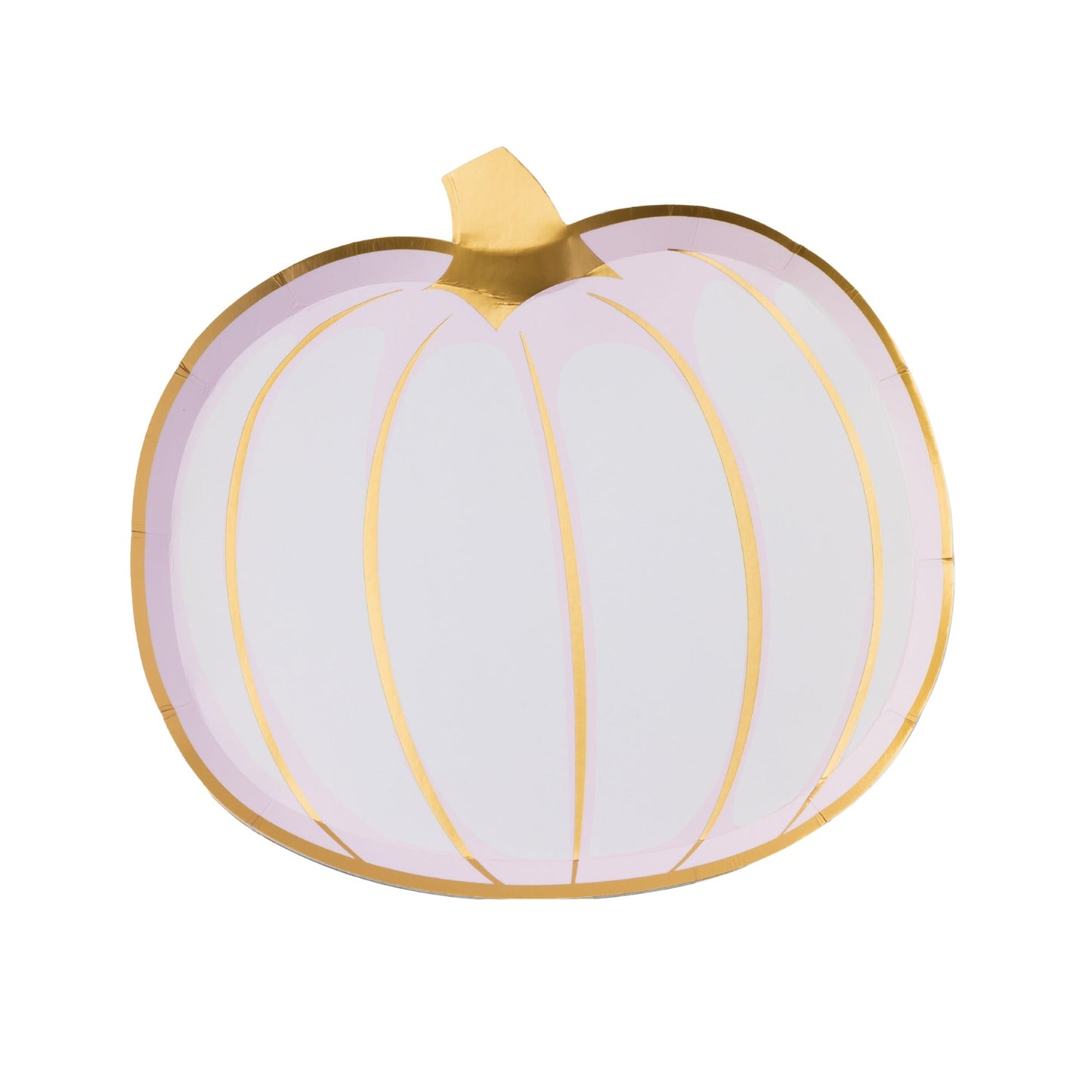 White & Gold Pumpkin Small Plates