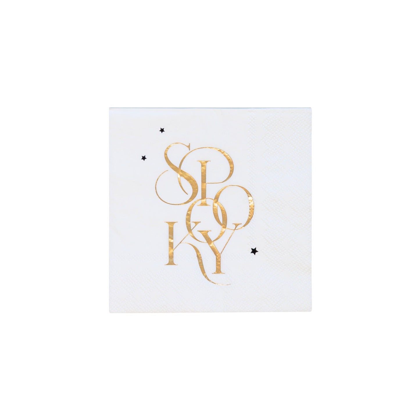 Spooky White Cocktail Napkins