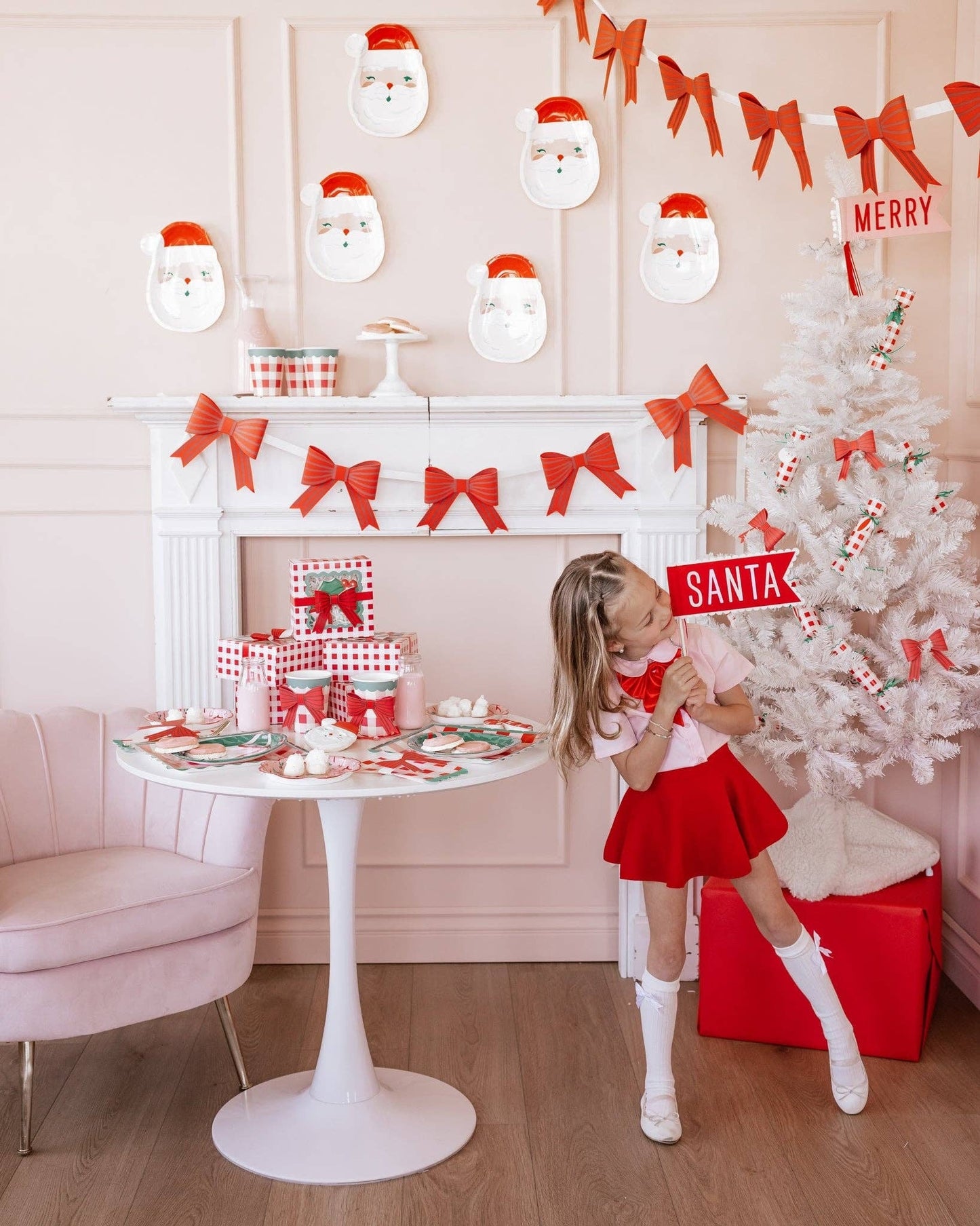 Santa Felt Pennant Set