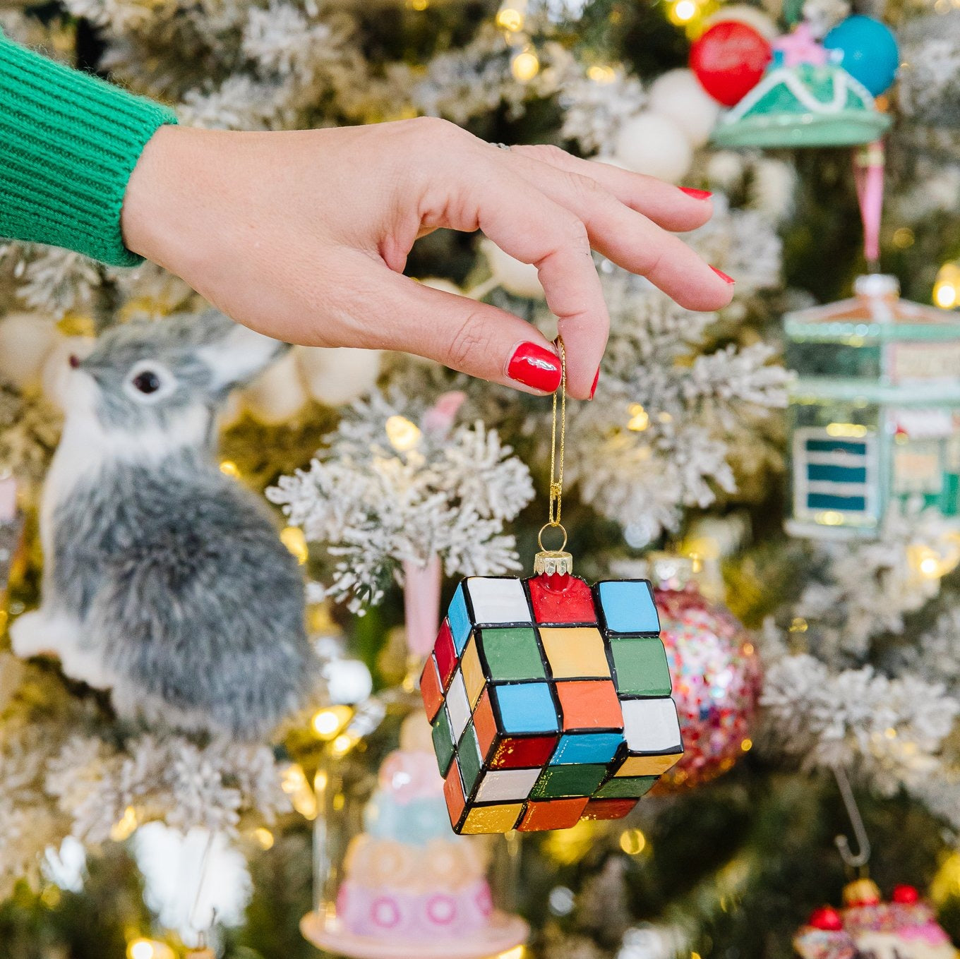 Rubik's Cube Ornament