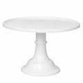 Large Blanc White Pedestal Melamine Cake Stand