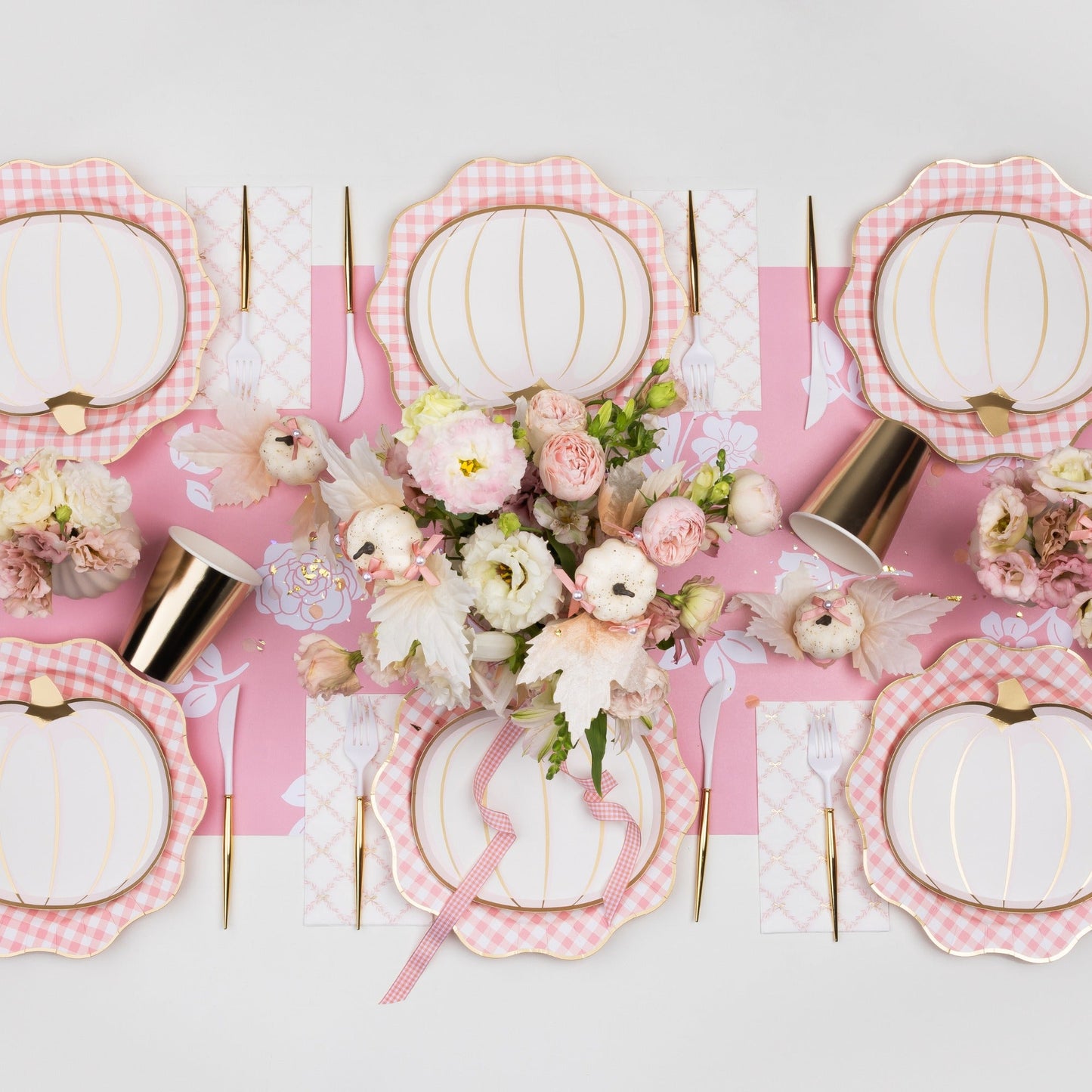 Pink Trellis Guest Towels
