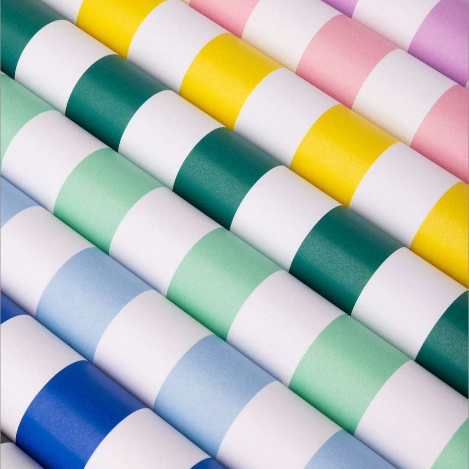 Fresh Mint Signature Cabana Stripe Table Runner
