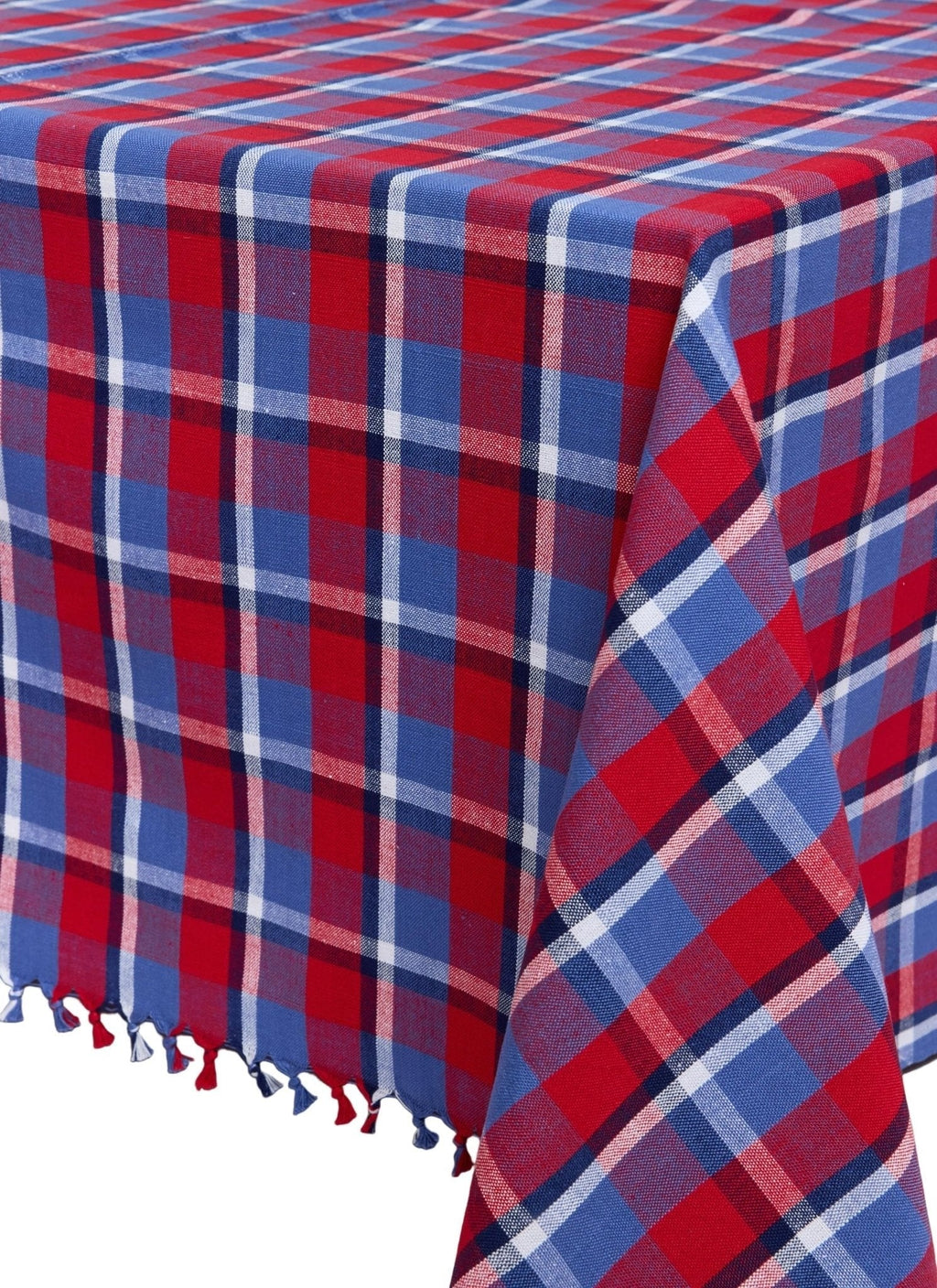 Betty Plaid Red Tablecloth