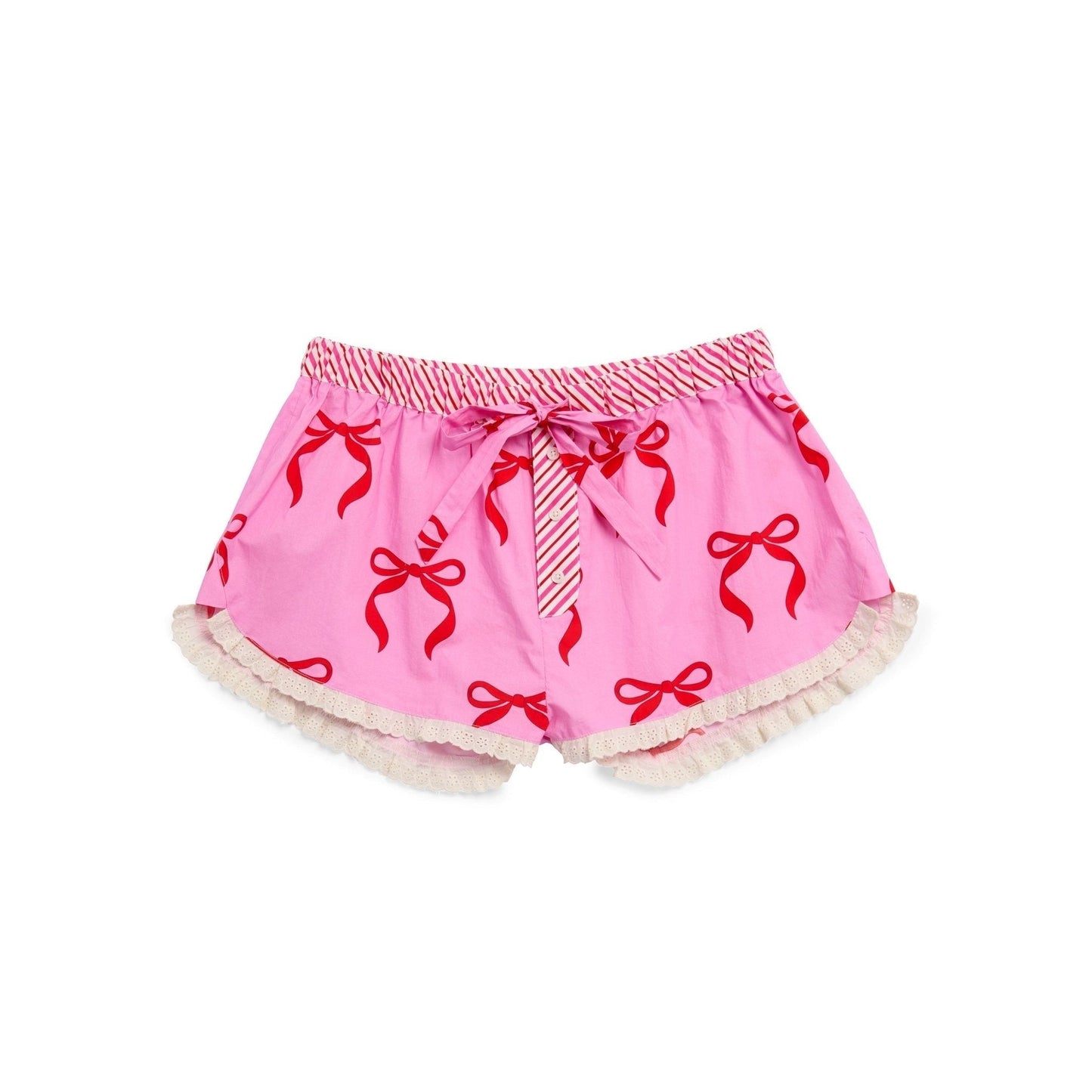 Pink & Red Bow Boxer Short